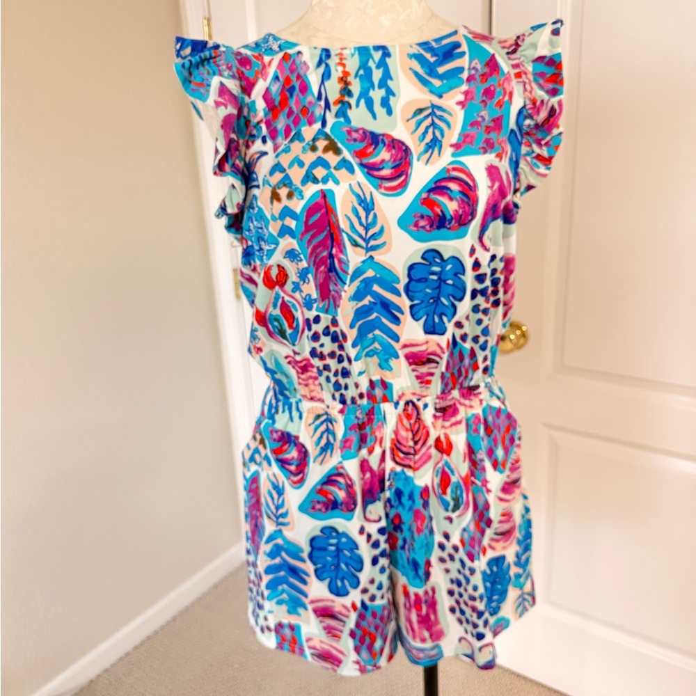 Aryeh Colorful Leaf Print Jumpsuit